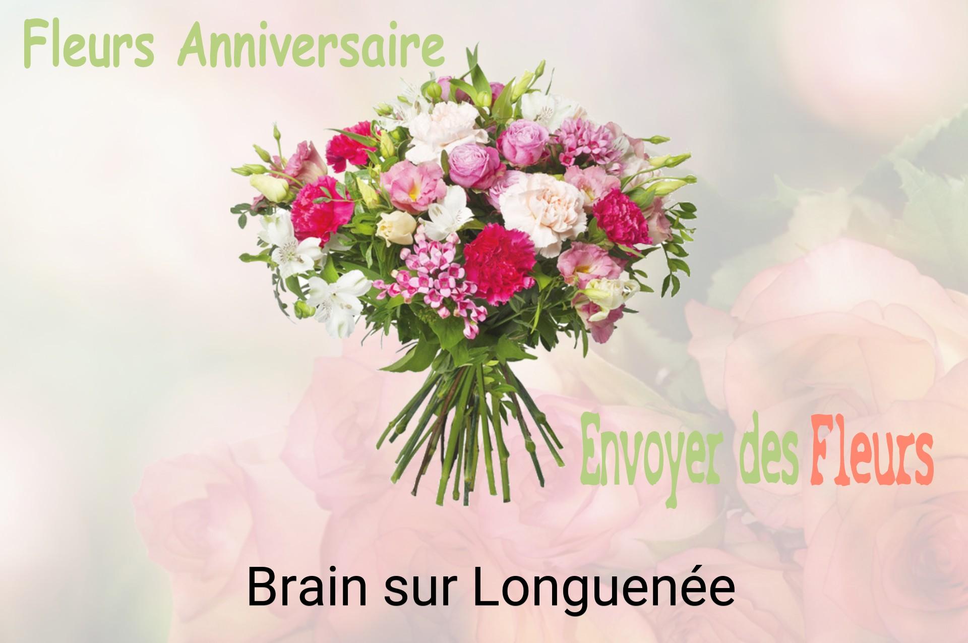 Bouquet de fleurs d’anniversaire livré à Brain-sur-Longuenée
